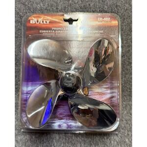 Bully Propeller Hitch Cover Chrome Rotating 4-Blade CR-402 for 1.25 and 2 Inch